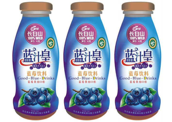 蓝莓汁包装设计 保健品包装设计